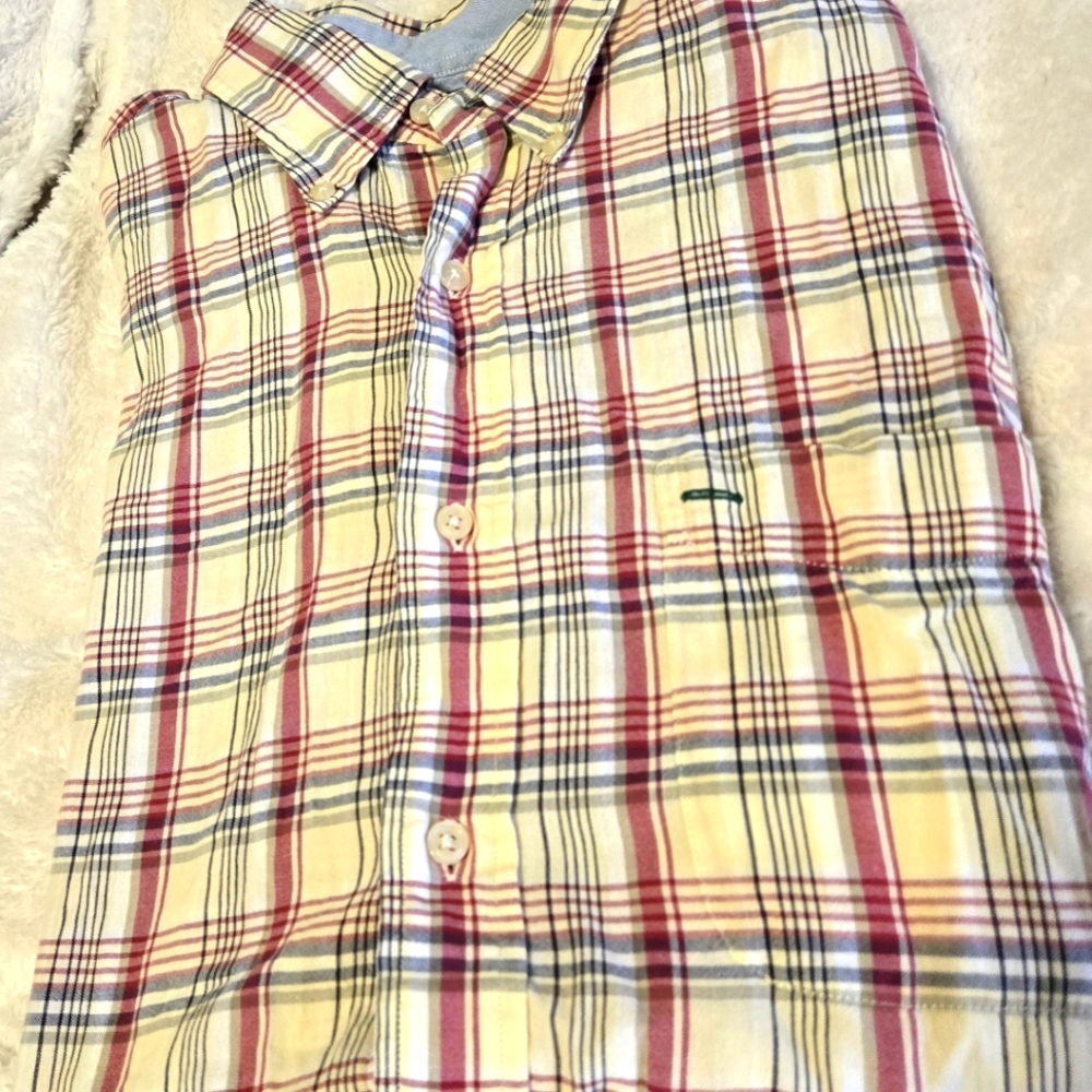 Vintage Tommy Hilfiger Men's Plaid Shirt - Multicolor